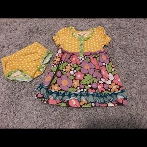 6-12 Month Matilda Jane Dress & Bloomers